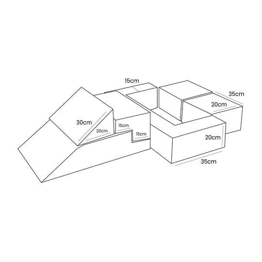 Esthetische Multifunctionele Speeltuin Bruin