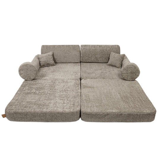 Speelbank Premium Boucle Bruin Beige