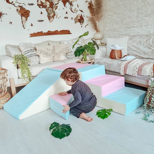 Escalier et toboggan Soft Play