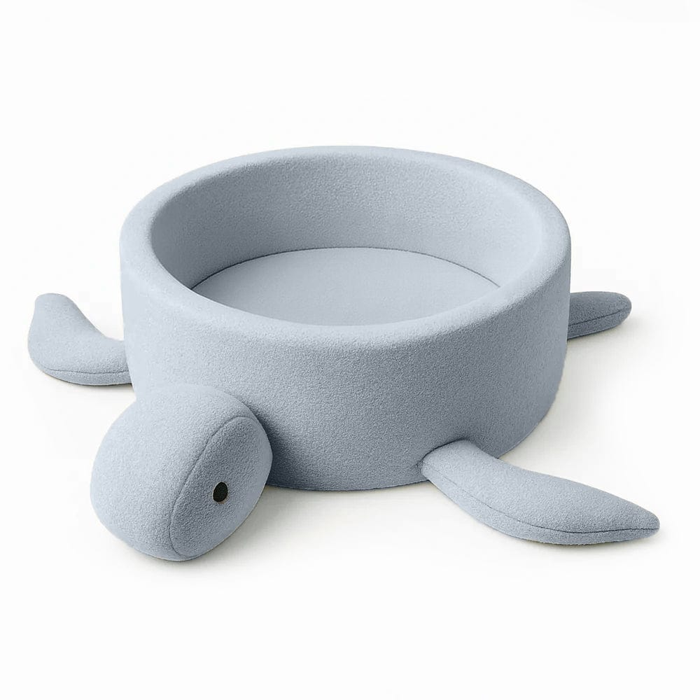 Boucle Turtle Ball Pit for Children - Dusty Ice Blue
