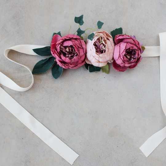 Peonies Flower Garland for Teepee Decoration - Teepee Accessory