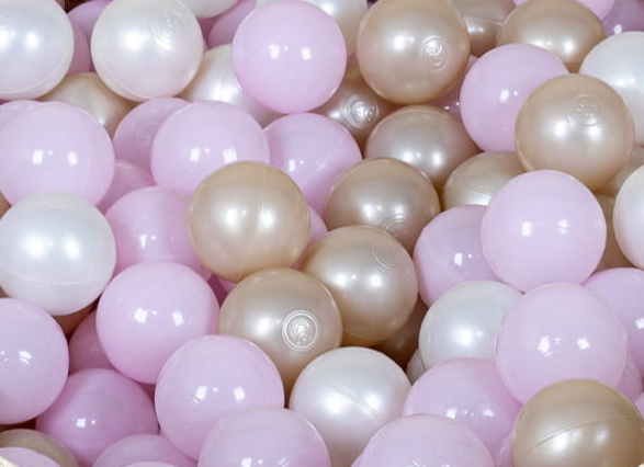 Boucle Schildpad Ballenbak voor Kinderen - Cheesecake Cream Beige
