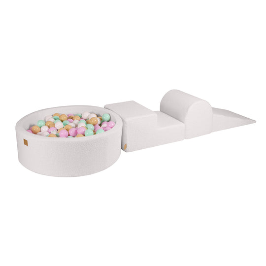 Aire de jeux Boucle White avec piscine à balles