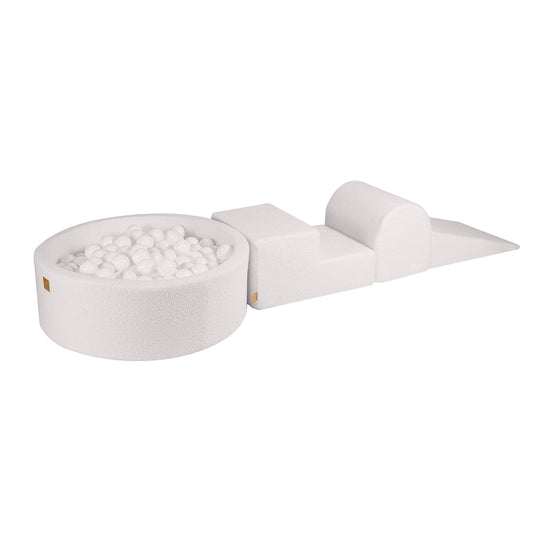 Aire de jeux Boucle White avec piscine à balles