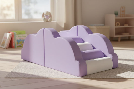 Wolkenblokkenset - Speeltuin met schuimrubberen treden voor kinderen