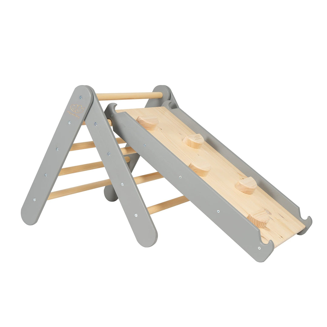 Mur d'escalade toboggan 2 en 1