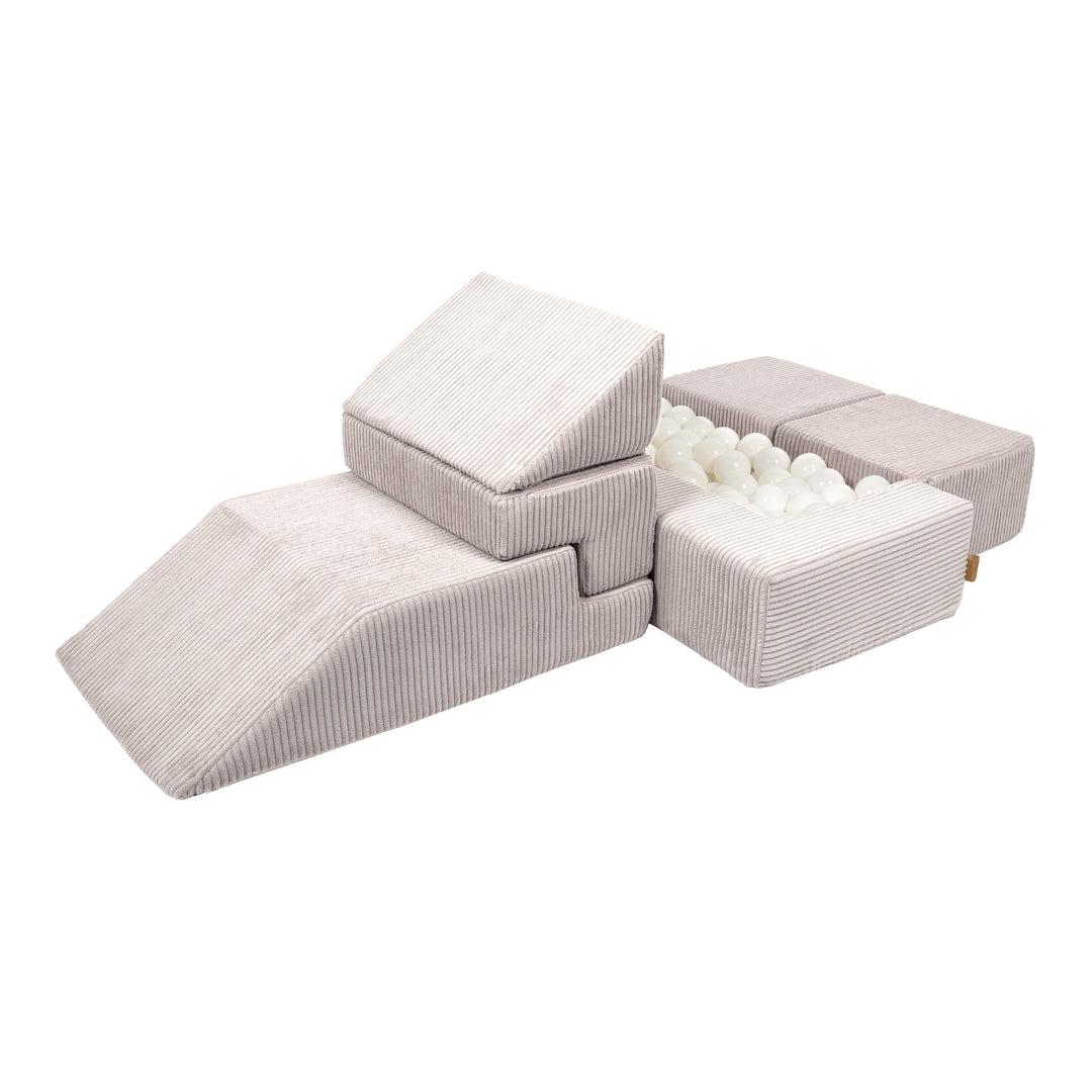 Esthetische multifunctionele speeltuin Ecru