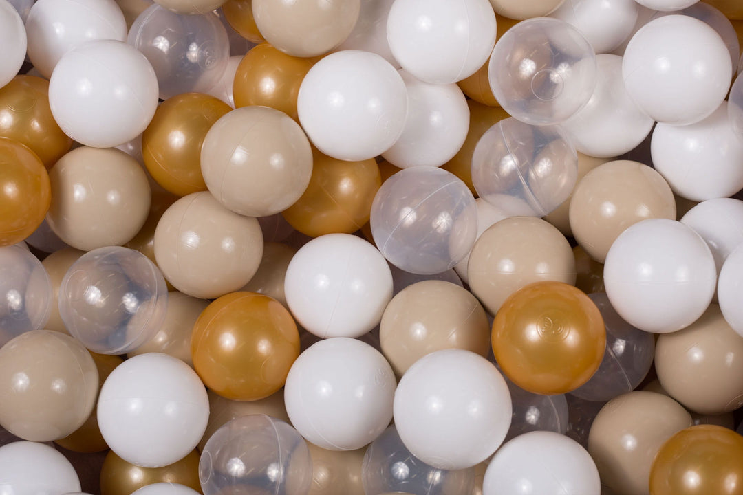 Boucle Schildpad Ballenbak voor Kinderen - Cheesecake Cream Beige