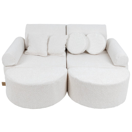 NIEUW Pocket Speelbank Max Boucle Wit
