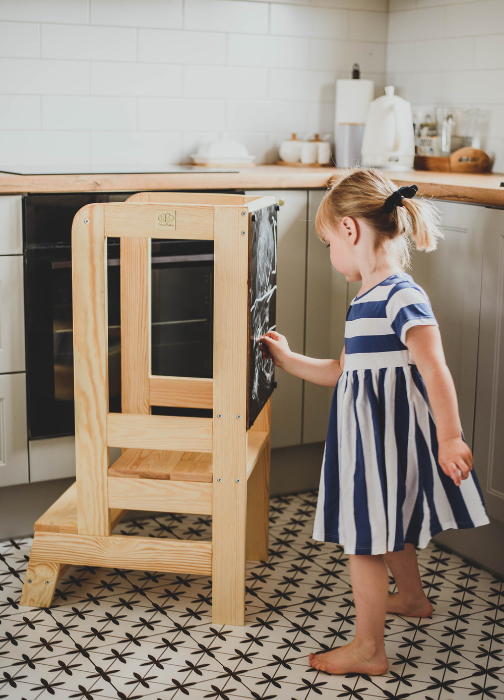 Kitchen Helper with Blackboard