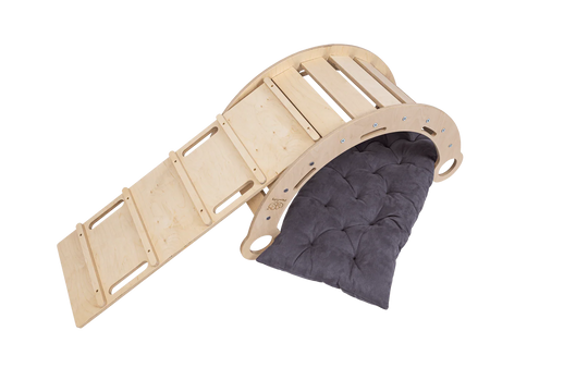 Grote Dream Rocker Classic Hout & Glijbaan