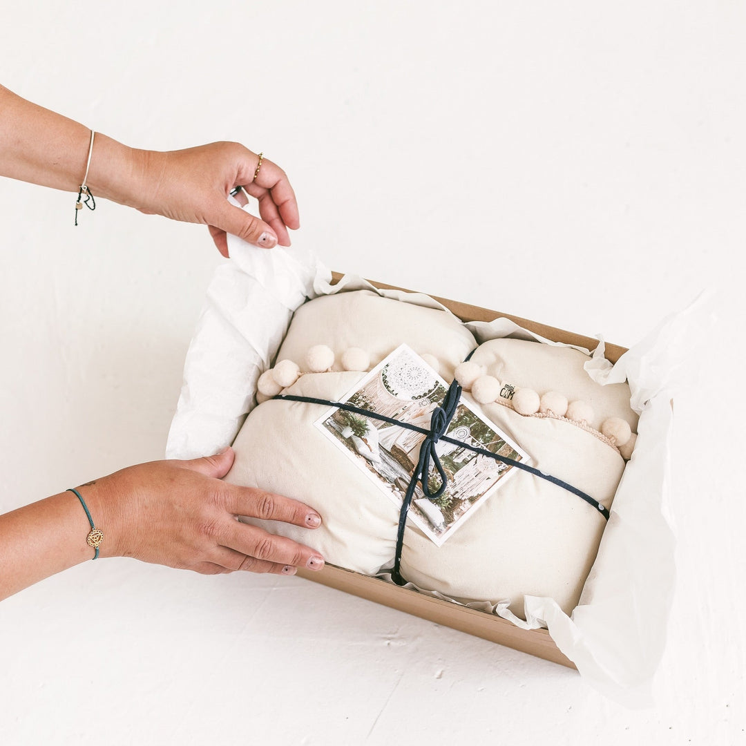 Speelmat voor kinderen met pompomranding