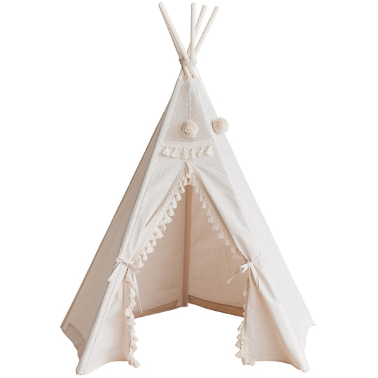 Boho kindertipi met kwastjes