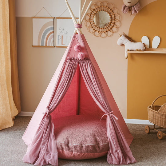 Fairy Kids Speeltent Met Tule in Roze