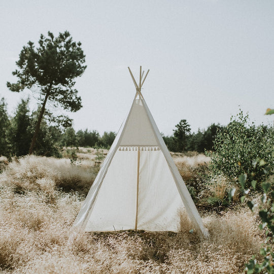 Tipi-tent voor buiten voor volwassenen en kinderen, 2,38 m hoog