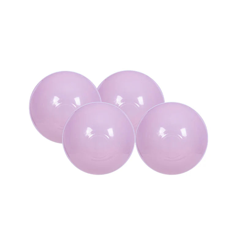 Zachte plastic ballen 7 cm voor de ballenbak 50 stuks, parelmoer