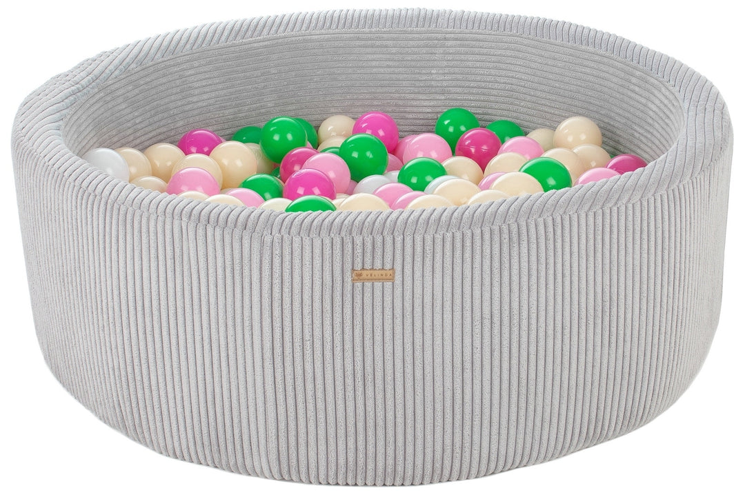 Ball pit + 200 balls, corduroy fabric