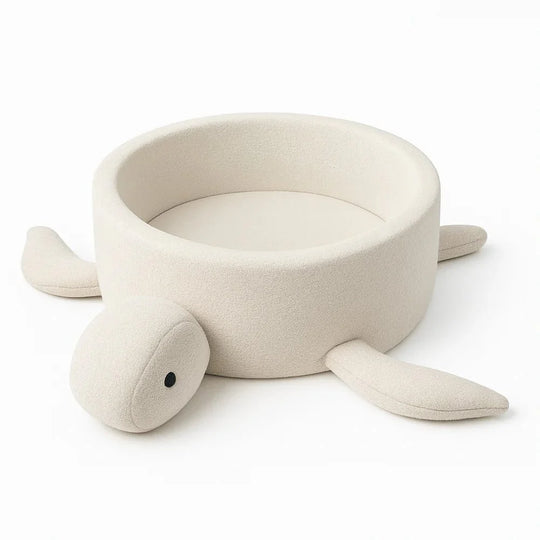 Boucle Schildpad Ballenbak voor Kinderen - Cheesecake Cream Beige
