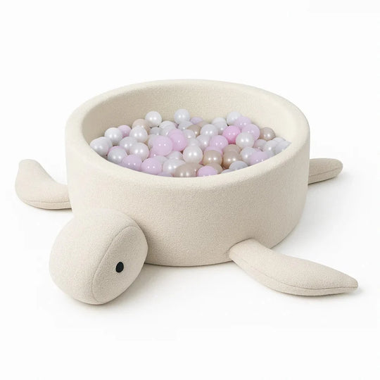 Boucle Schildpad Ballenbak voor Kinderen - Cheesecake Cream Beige