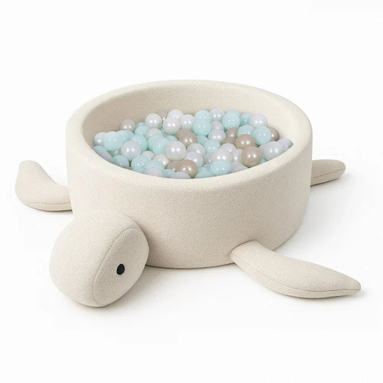 Boucle Schildpad Ballenbak voor Kinderen - Cheesecake Cream Beige