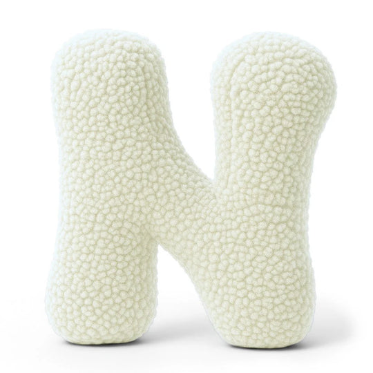 Alfabetletterkussen – Decoratief knuffelbeest voor kinderen