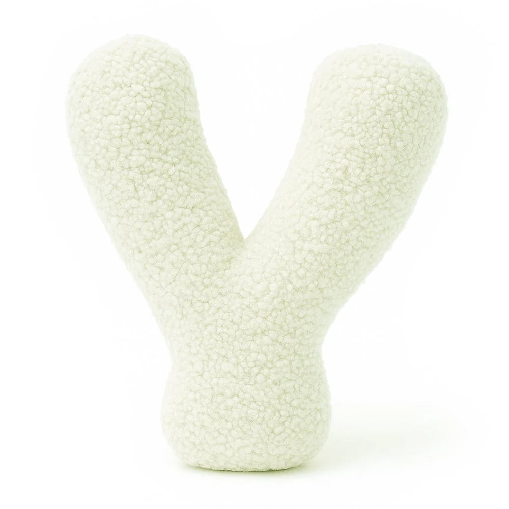 Alfabetletterkussen – Decoratief knuffelbeest voor kinderen