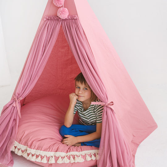 Fairy Kids Speeltent Met Tule in Roze