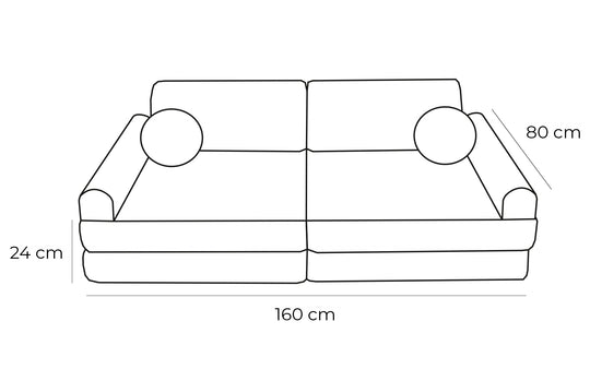Play Sofa Aesthetic Premium Corduroy