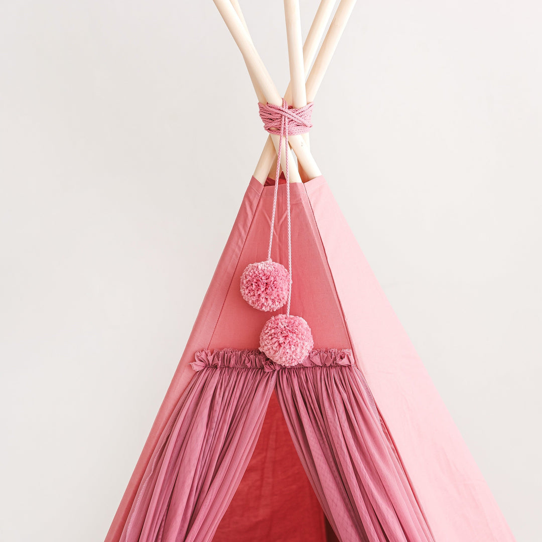 Fairy Kids Speeltent Met Tule in Roze