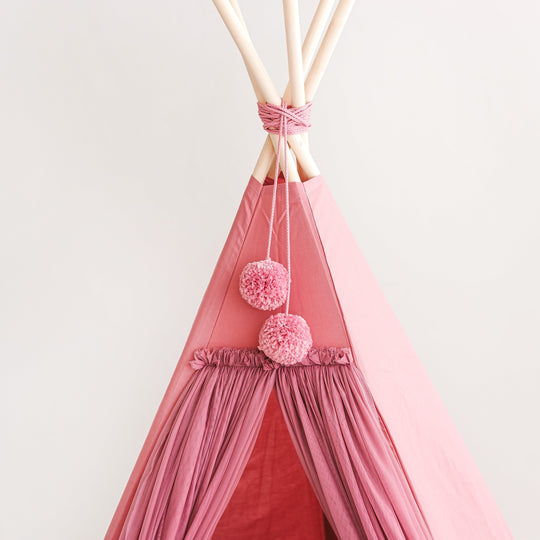 Fairy Kids Speeltent Met Tule in Roze